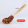 Private Label Wooden Long Handle Kitchen Dish Cleaning Brush